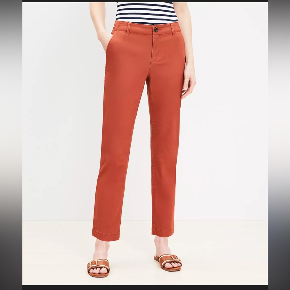 LOFT Coral modern skinny Pants